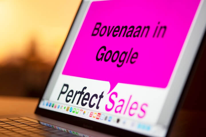 Bovenaan in Google met Perfect-Sales